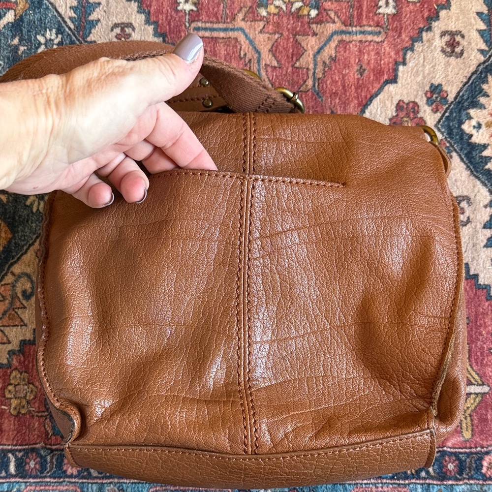 The SAK Brown Leather Crossbody Bag - Picture 2 of 5